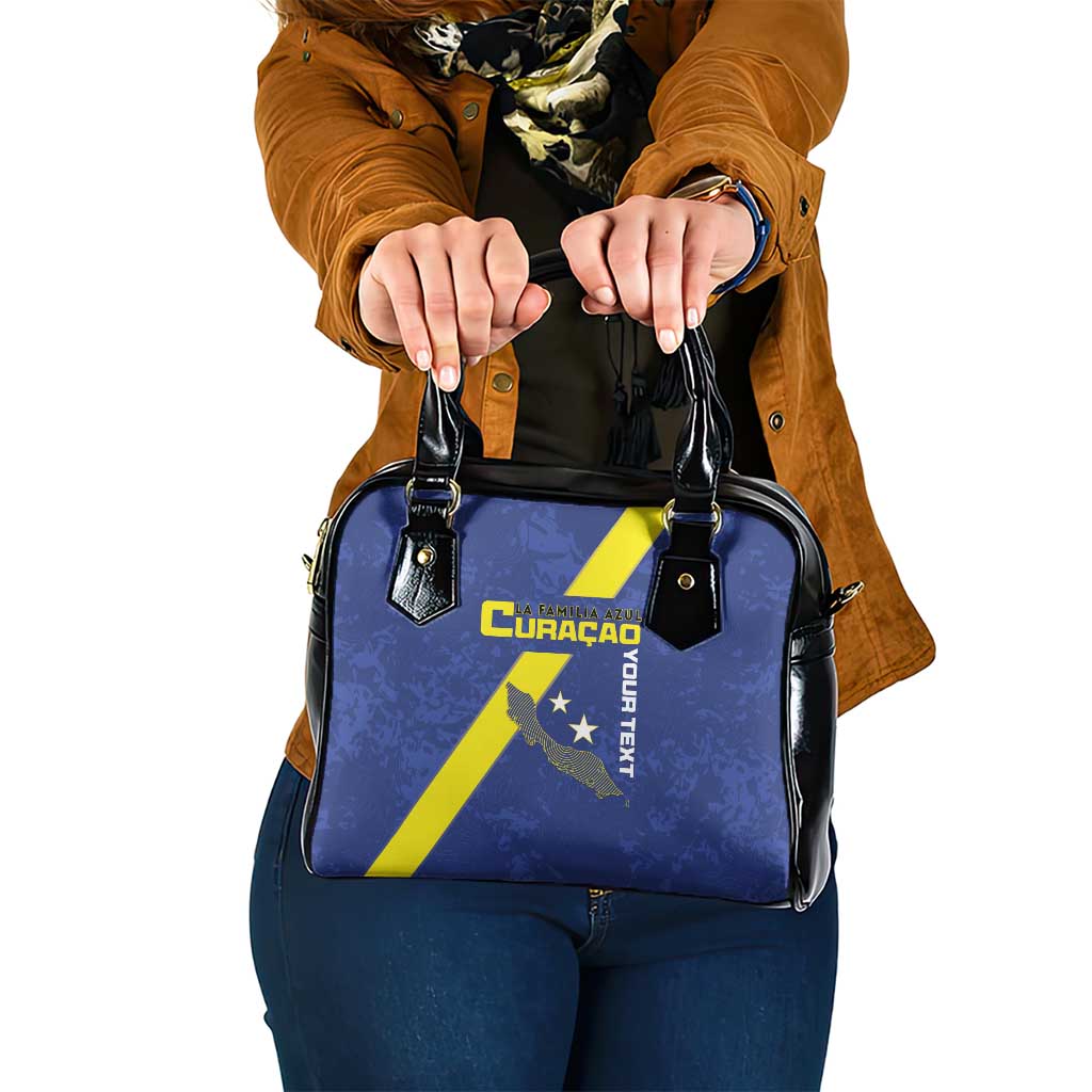 Custom Curacao Football Shoulder Handbag Go La Familia Azul LT15