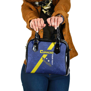 Custom Curacao Football Shoulder Handbag Go La Familia Azul LT15