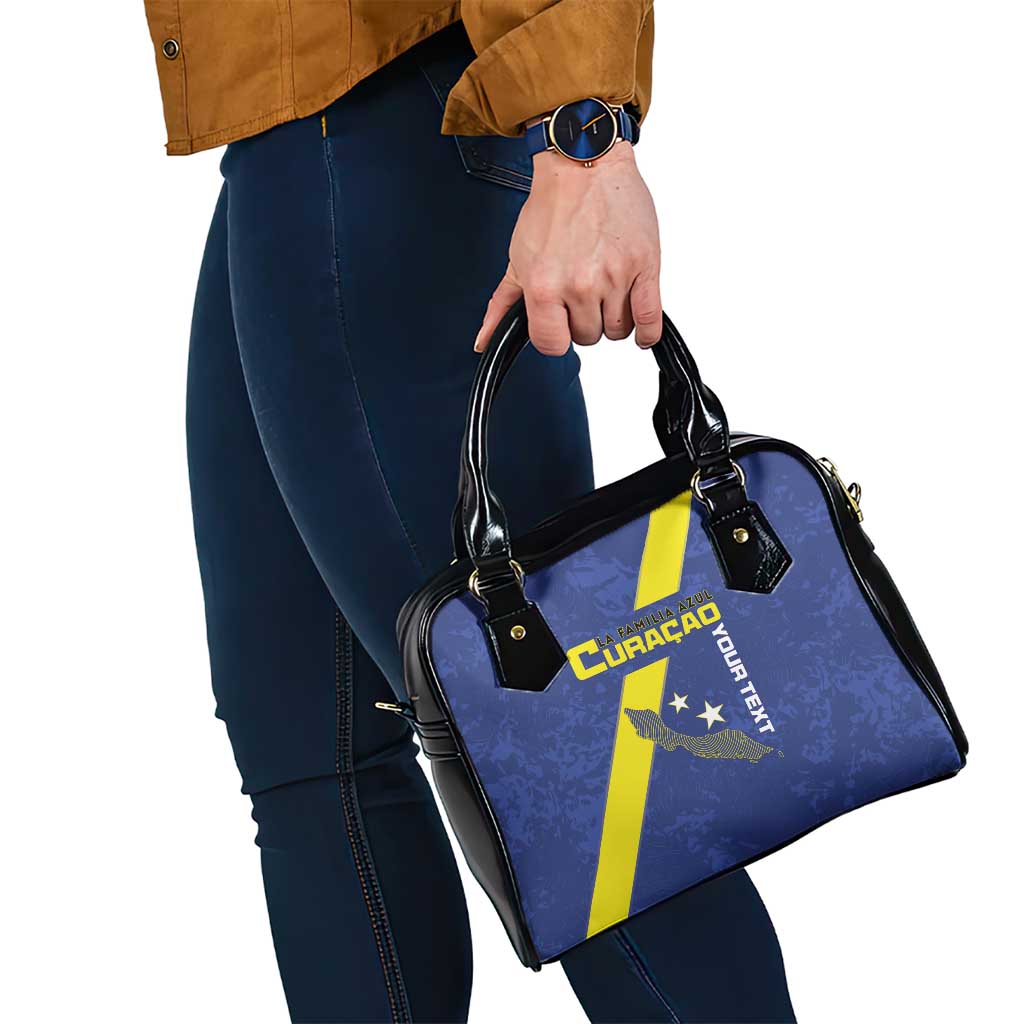 Custom Curacao Football Shoulder Handbag Go La Familia Azul LT15