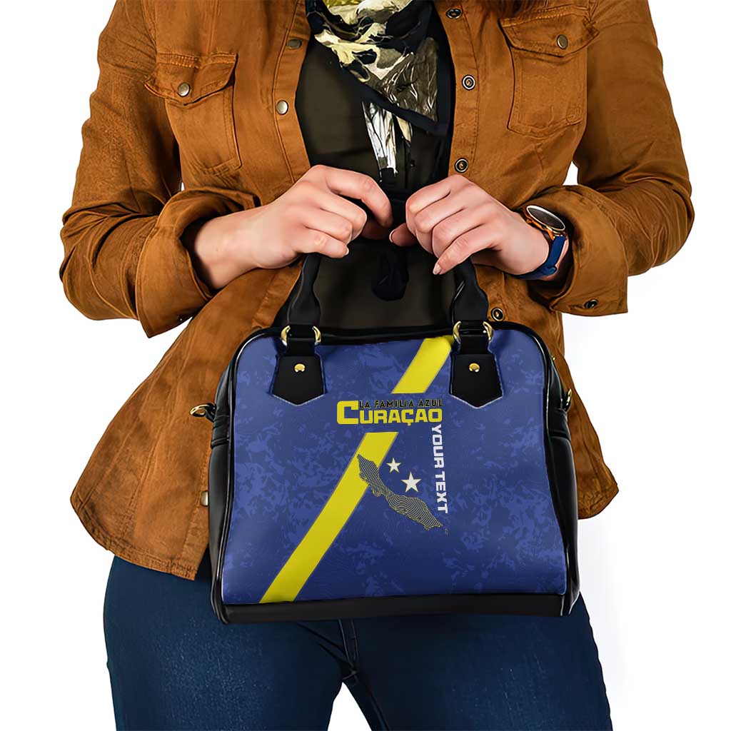 Custom Curacao Football Shoulder Handbag Go La Familia Azul LT15