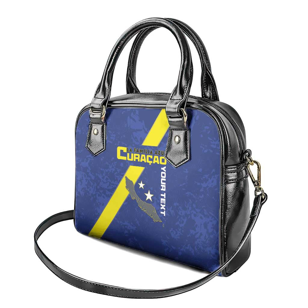 Custom Curacao Football Shoulder Handbag Go La Familia Azul LT15