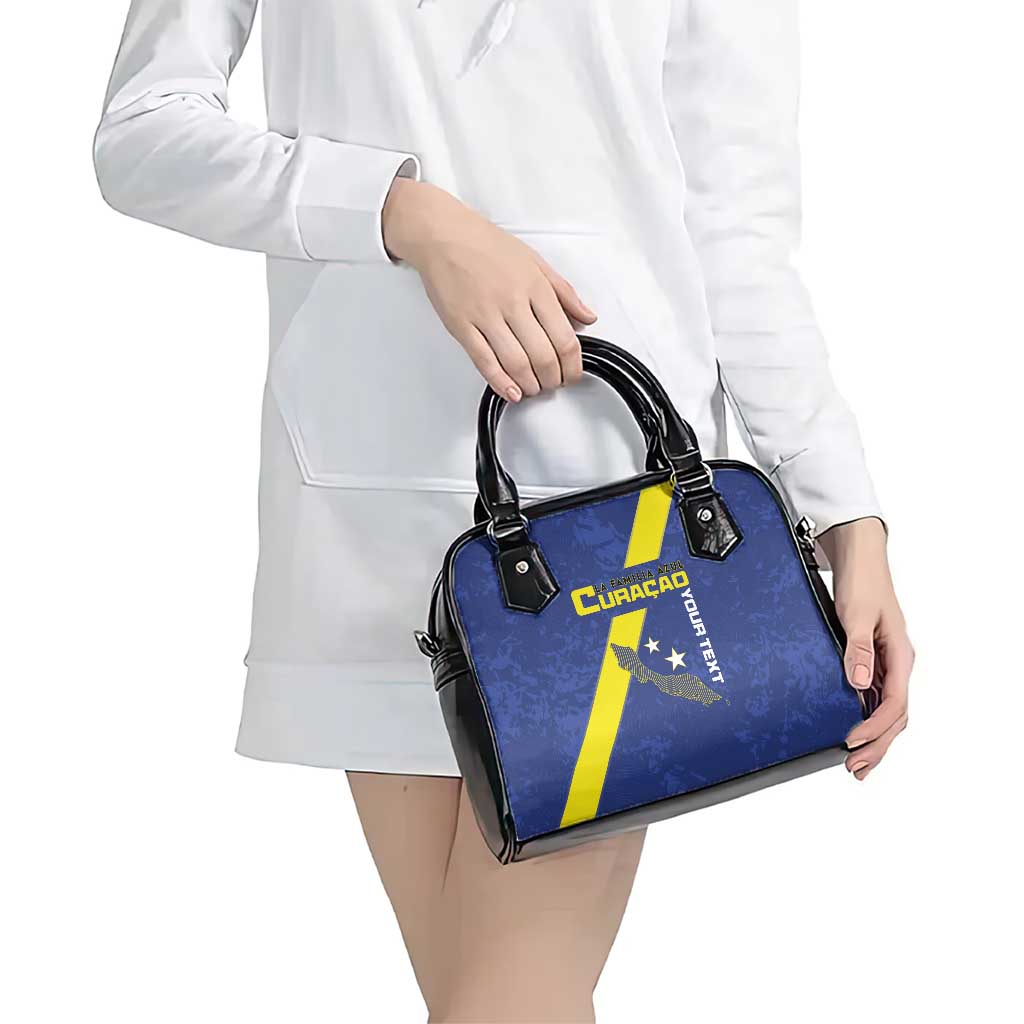 Custom Curacao Football Shoulder Handbag Go La Familia Azul LT15