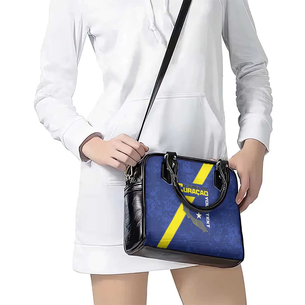 Custom Curacao Football Shoulder Handbag Go La Familia Azul LT15