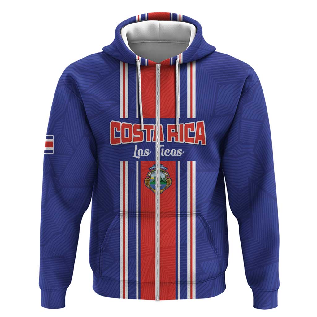 Custom Costa Rica Football Hoodie Vamos Ticos! LT15