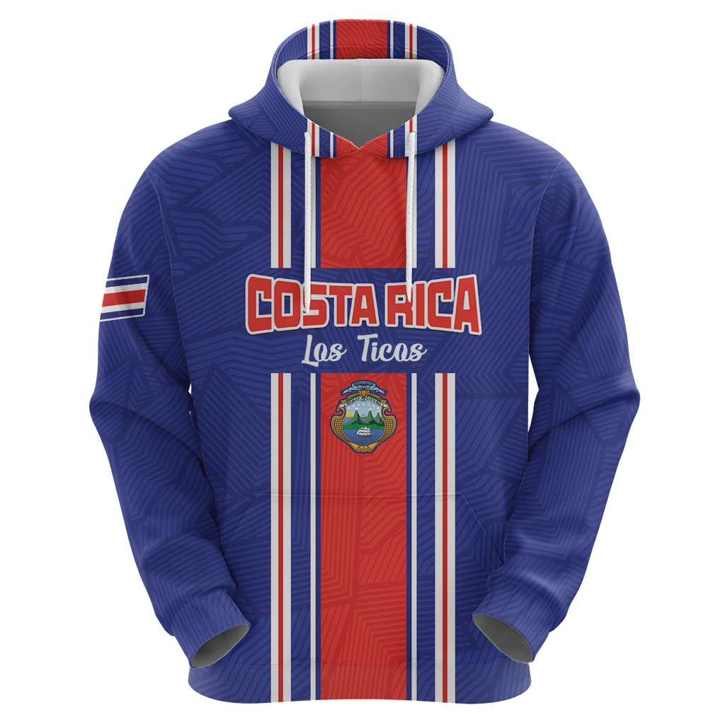 Custom Costa Rica Football Hoodie Vamos Ticos! LT15