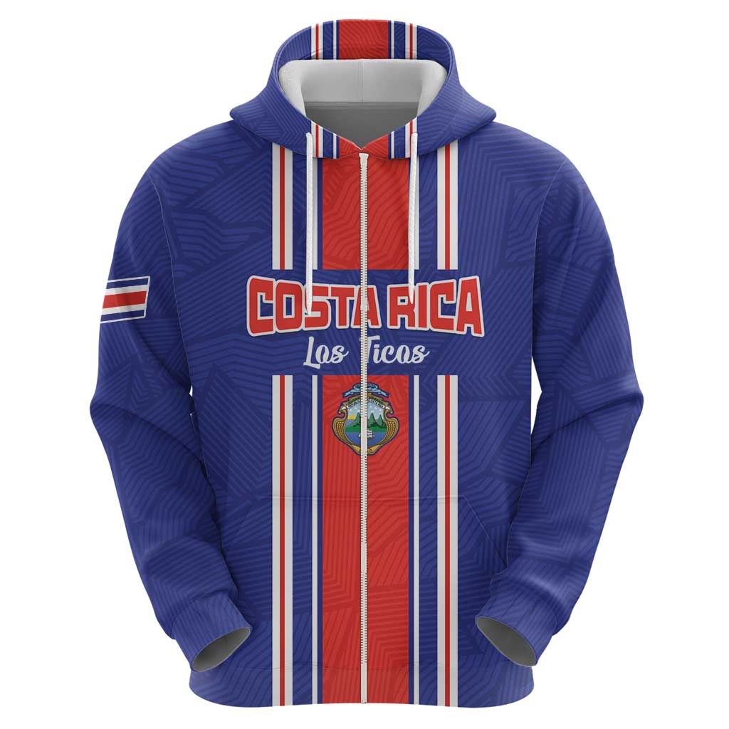 Custom Costa Rica Football Hoodie Vamos Ticos! LT15