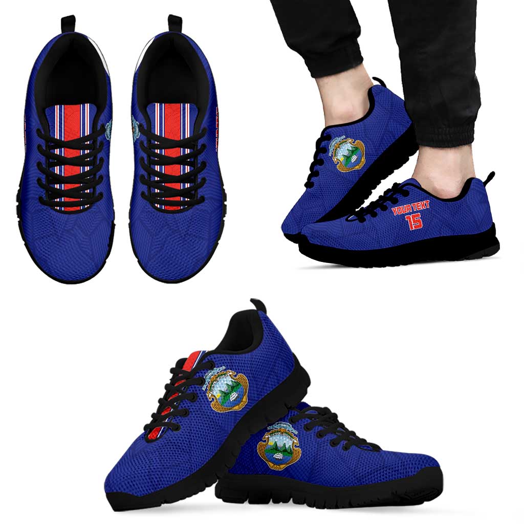 Custom Costa Rica Football Sneakers Vamos Ticos! LT15