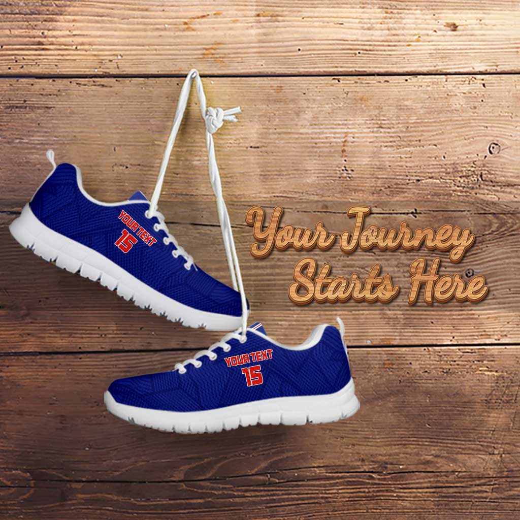 Custom Costa Rica Football Sneakers Vamos Ticos! LT15