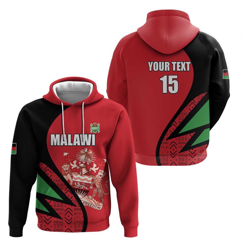 Custom Malawi Cricket Hoodie Go Champions LT15