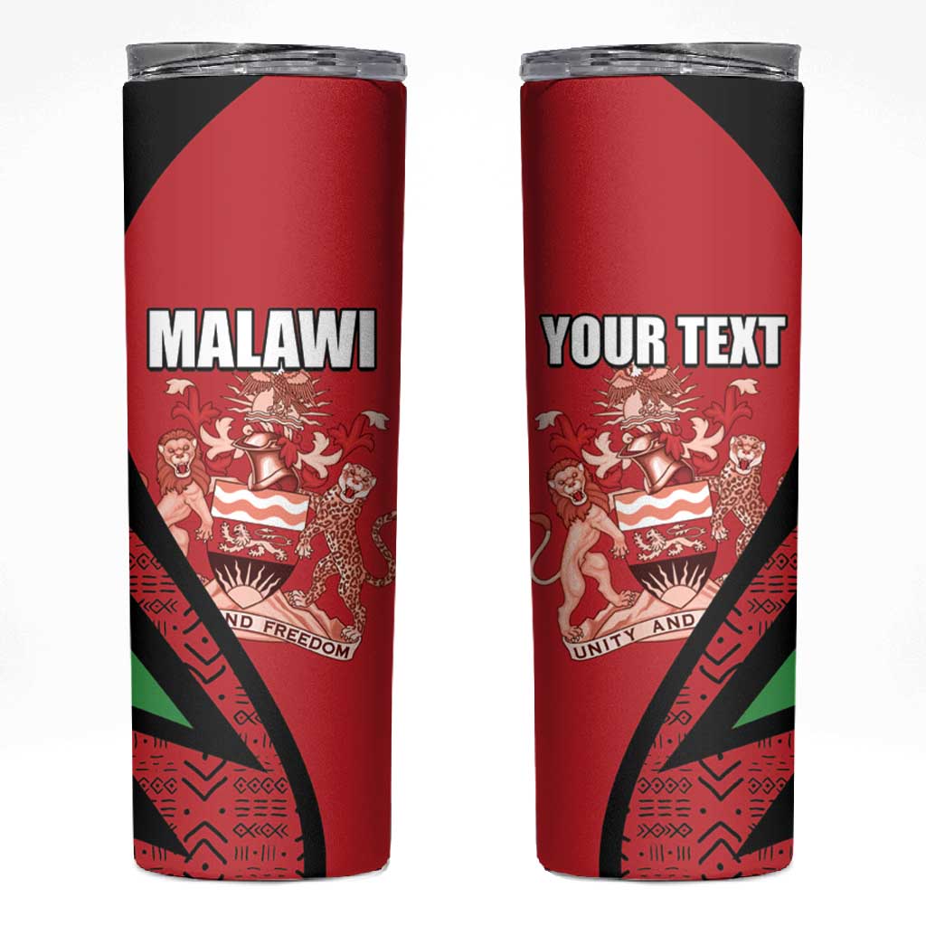 Custom Malawi Cricket Skinny Tumbler Go Champions Dziko la Malawi LT15