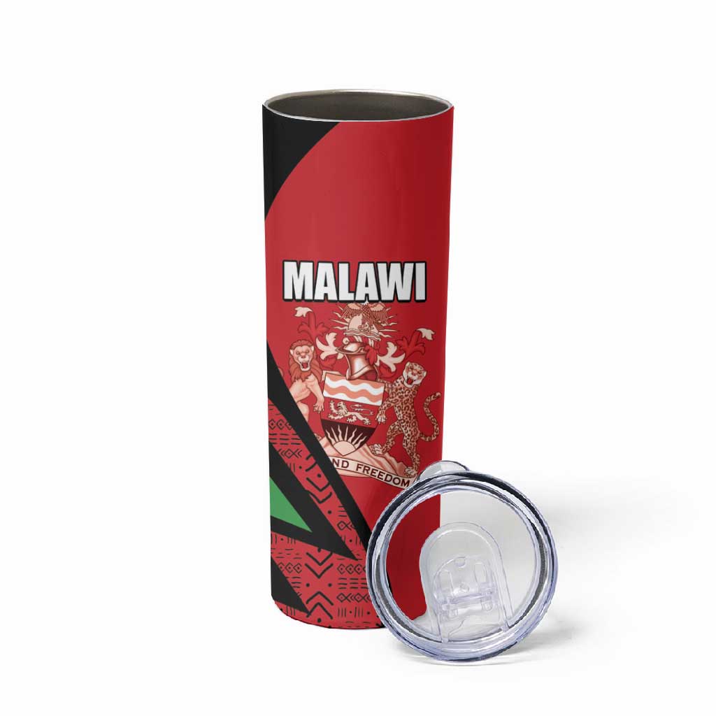 Custom Malawi Cricket Skinny Tumbler Go Champions Dziko la Malawi LT15