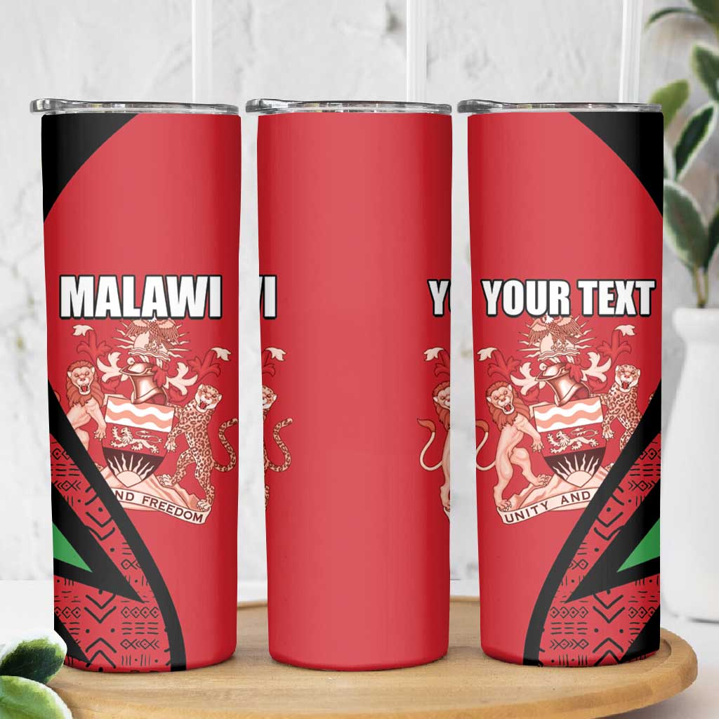 Custom Malawi Cricket Skinny Tumbler Go Champions Dziko la Malawi LT15
