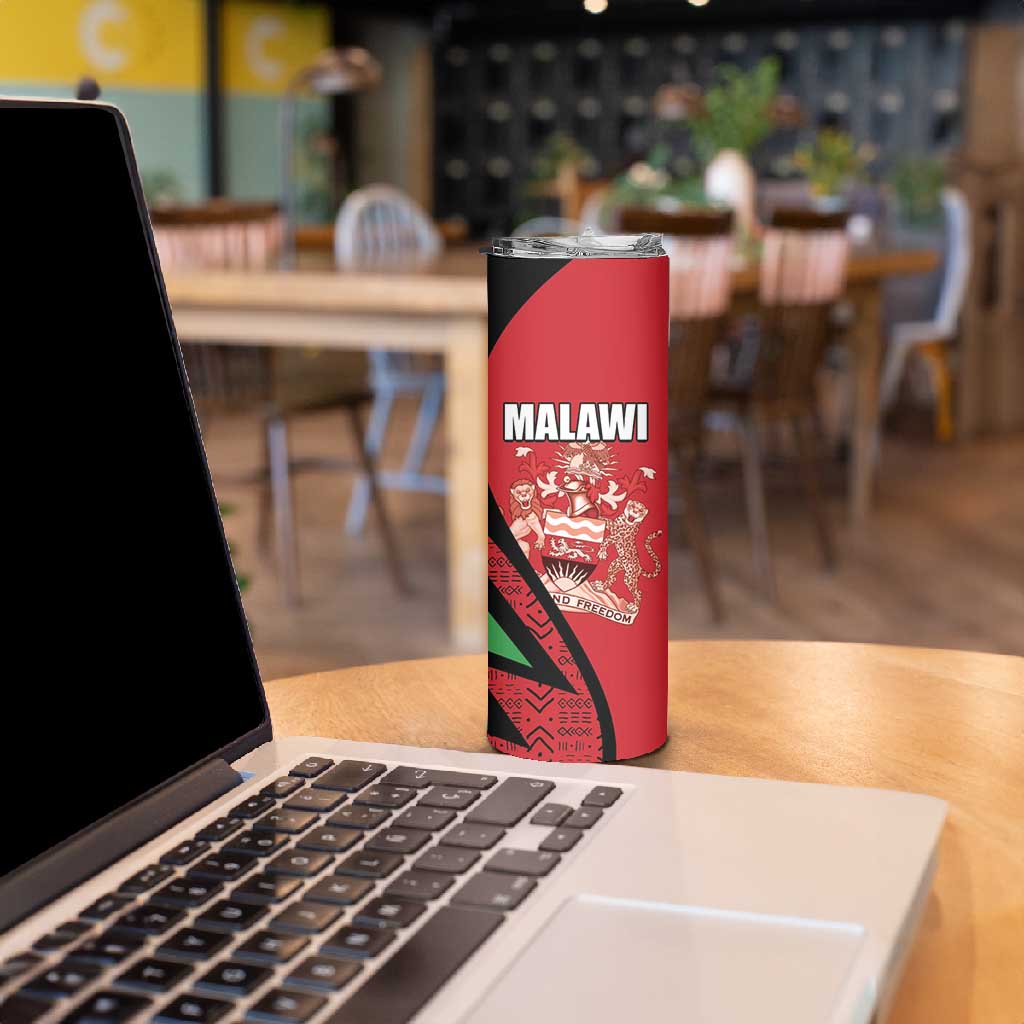 Custom Malawi Cricket Skinny Tumbler Go Champions Dziko la Malawi LT15