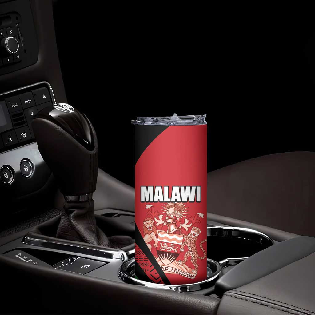 Custom Malawi Cricket Skinny Tumbler Go Champions Dziko la Malawi LT15