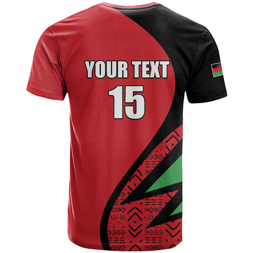 Custom Malawi Cricket T shirt Go Champions Dziko la Malawi LT15