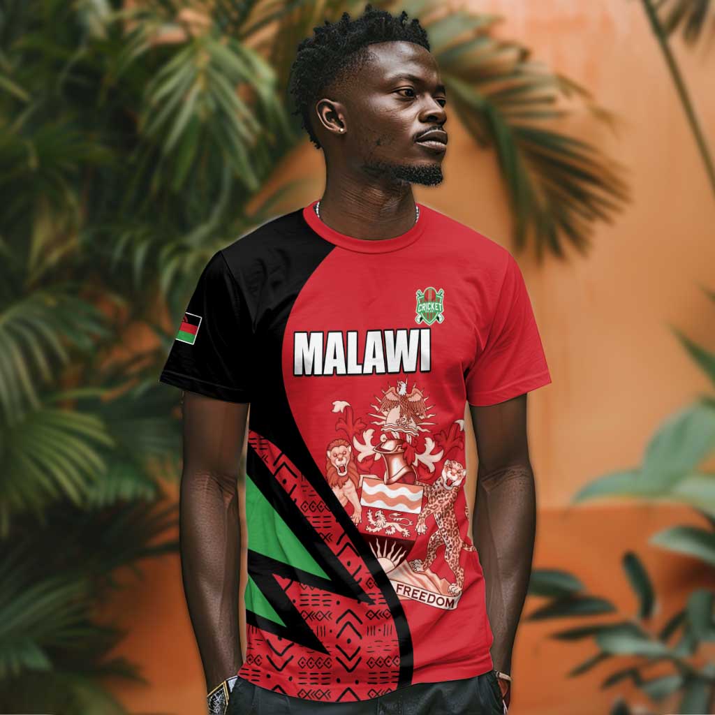 Custom Malawi Cricket T shirt Go Champions Dziko la Malawi LT15