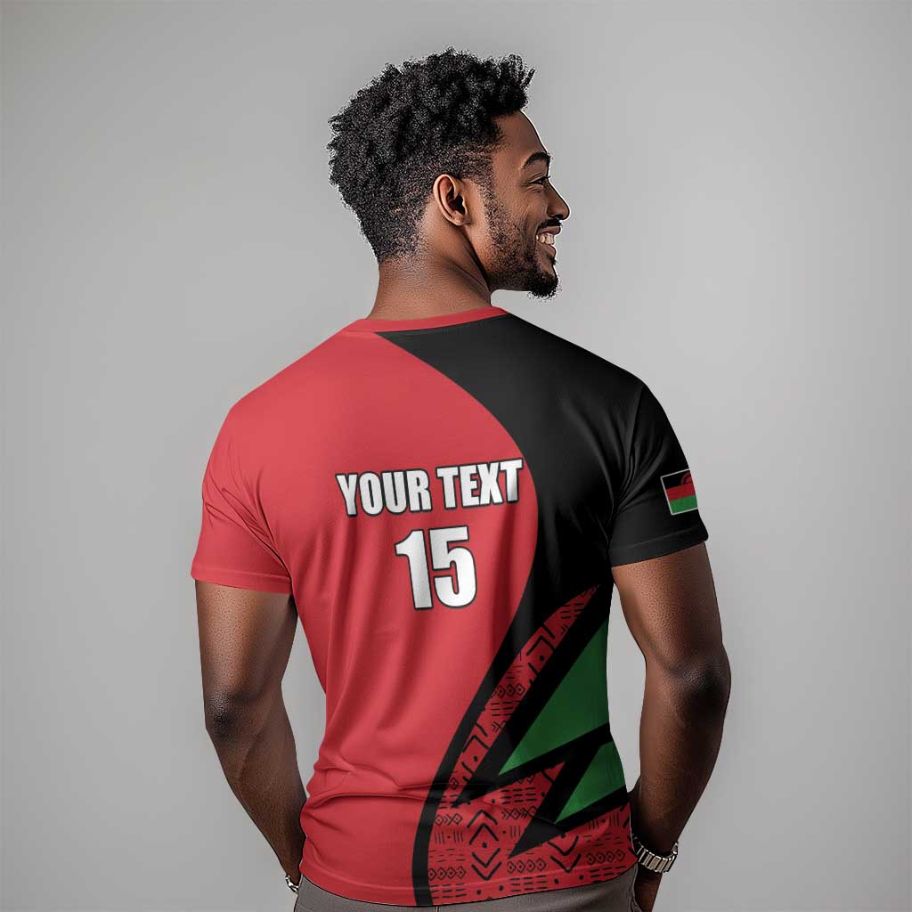 Custom Malawi Cricket T shirt Go Champions Dziko la Malawi LT15