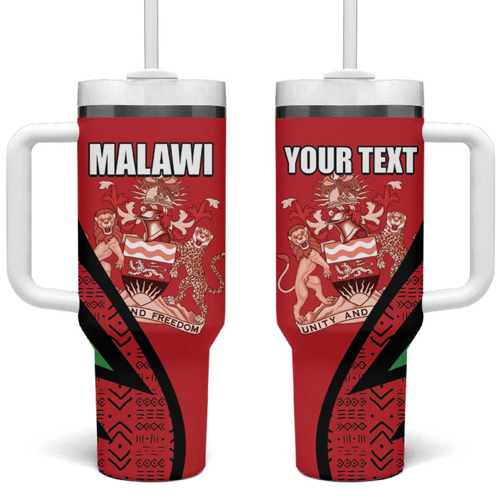 Custom Malawi Cricket Tumbler With Handle Go Champions Dziko la Malawi LT15
