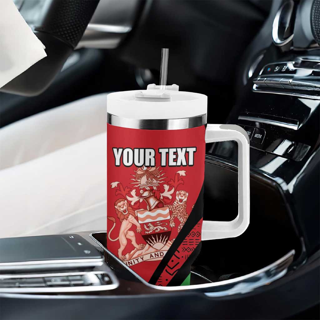 Custom Malawi Cricket Tumbler With Handle Go Champions Dziko la Malawi LT15