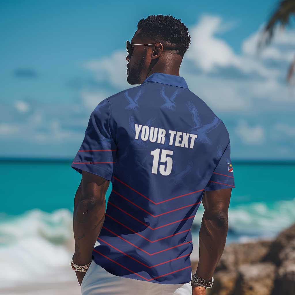Custom Namibia Cricket Hawaiian Shirt Go Champions LT15