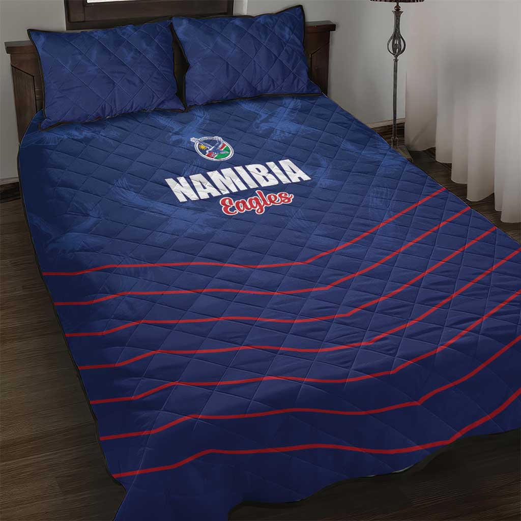 Namibia Cricket Quilt Bed Set Go Champions LT15