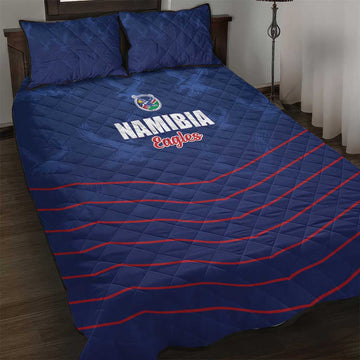 Namibia Cricket Quilt Bed Set Go Champions LT15
