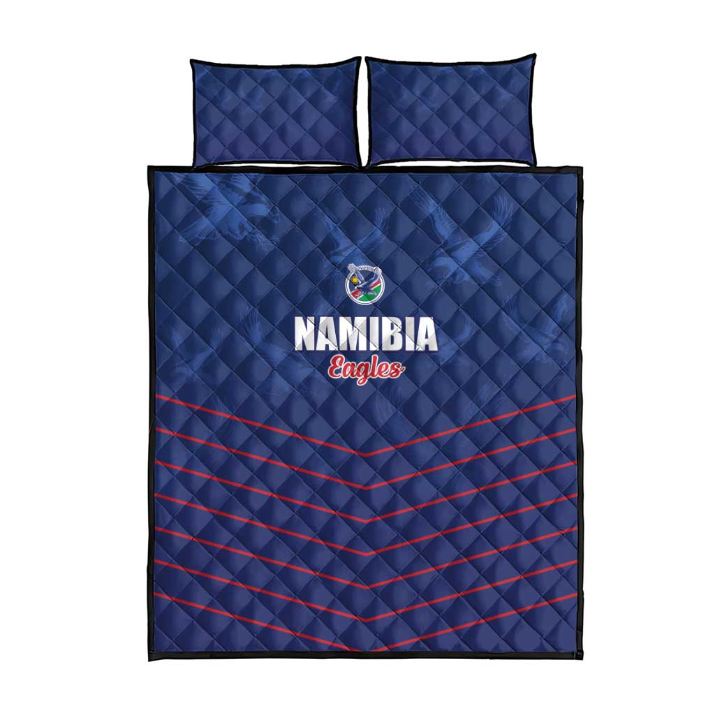 Namibia Cricket Quilt Bed Set Go Champions LT15