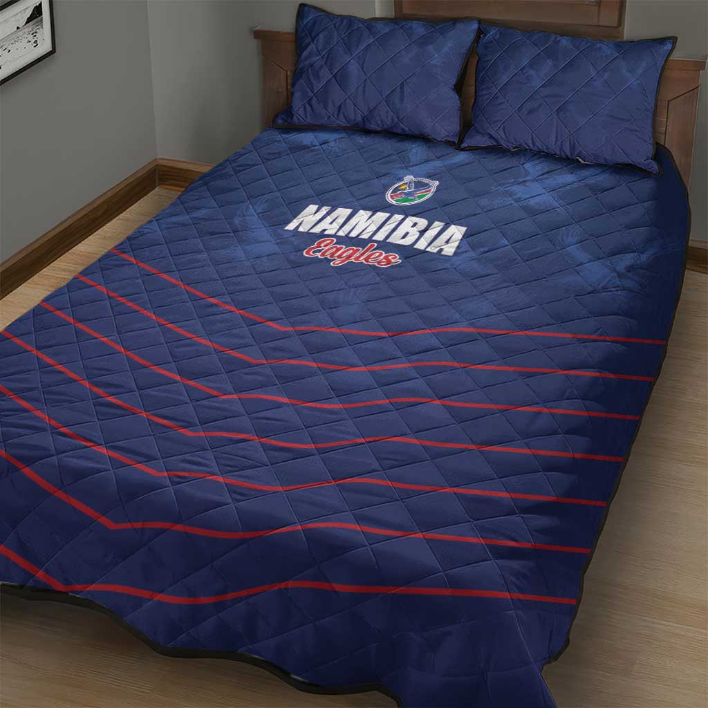 Namibia Cricket Quilt Bed Set Go Champions LT15