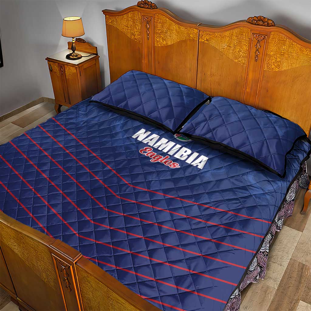 Namibia Cricket Quilt Bed Set Go Champions LT15
