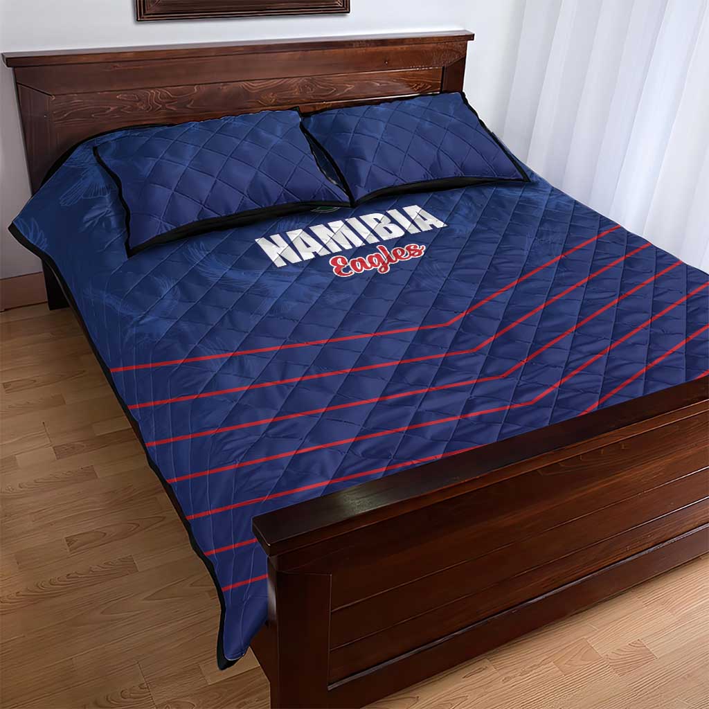 Namibia Cricket Quilt Bed Set Go Champions LT15