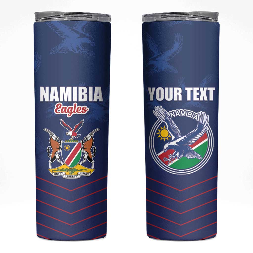 Custom Namibia Cricket Skinny Tumbler Go Champions LT15