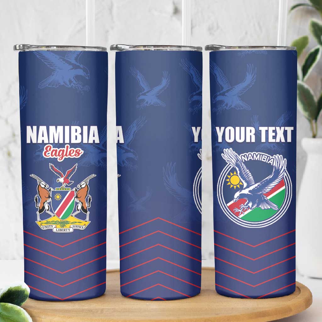 Custom Namibia Cricket Skinny Tumbler Go Champions LT15