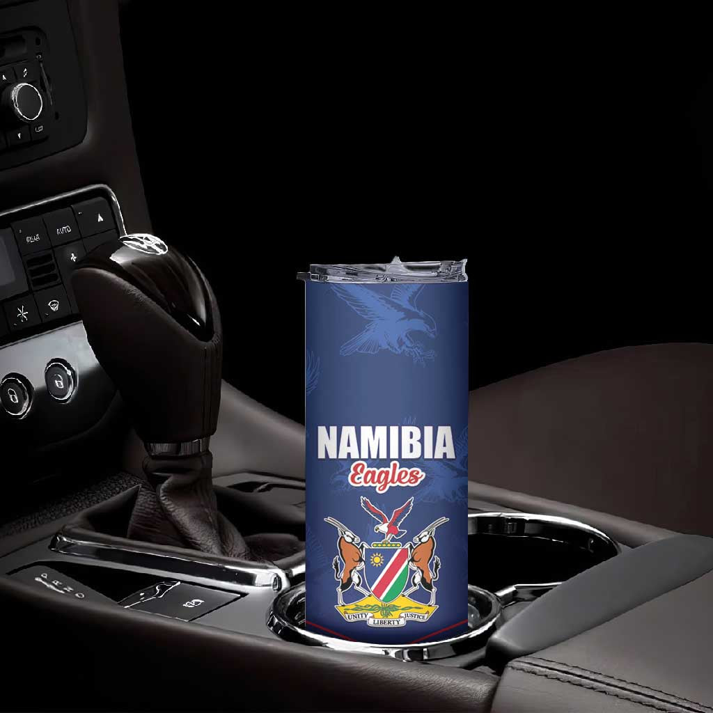 Custom Namibia Cricket Skinny Tumbler Go Champions LT15