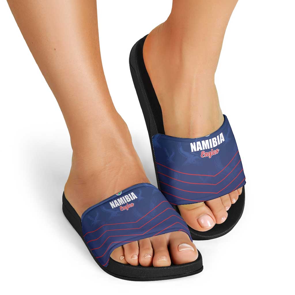 Namibia Cricket Slide Sandals Go Eagles Go LT15
