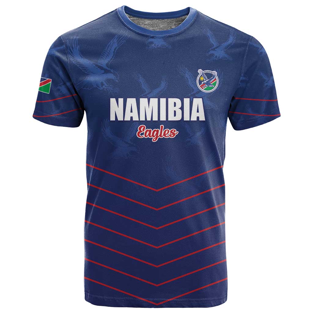Custom Namibia Cricket T shirt Go Champions LT15