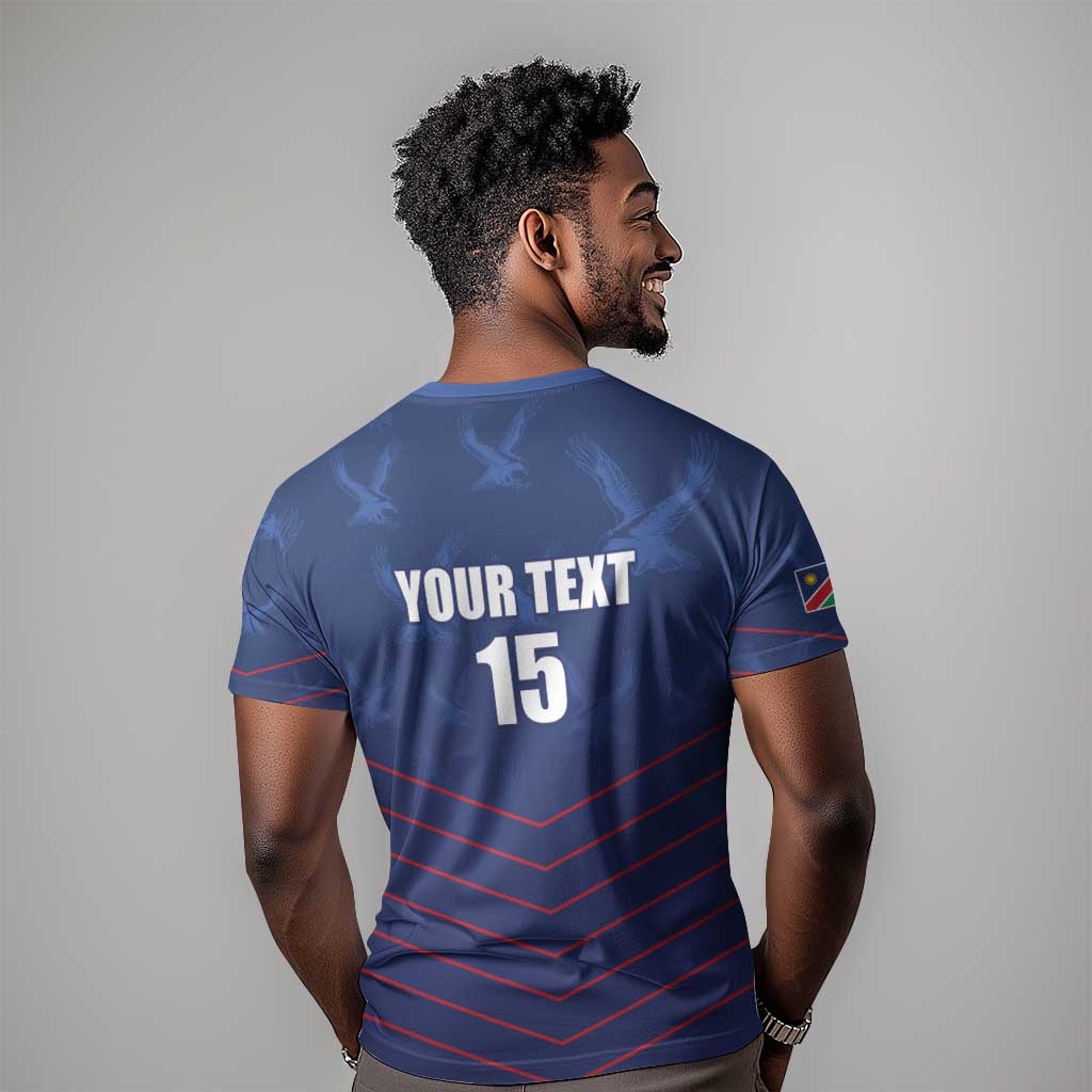 Custom Namibia Cricket T shirt Go Champions LT15