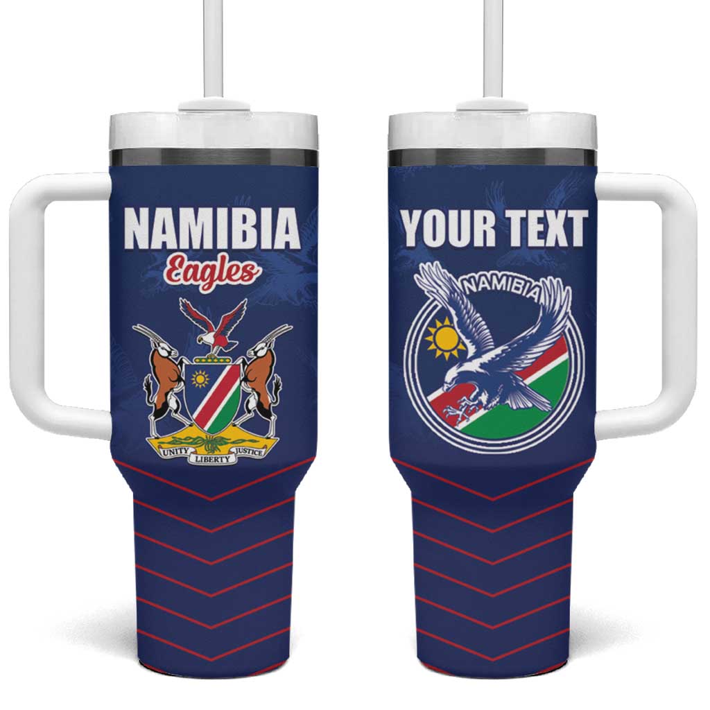 Custom Namibia Cricket Tumbler With Handle Go Champions LT15