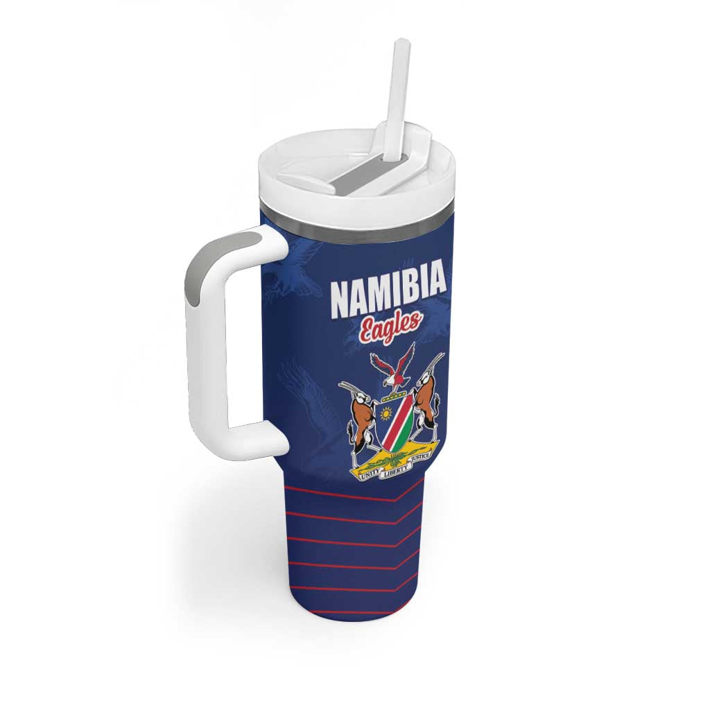 Custom Namibia Cricket Tumbler With Handle Go Champions LT15