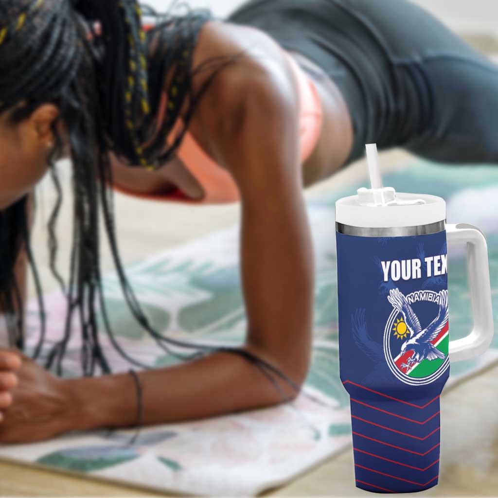 Custom Namibia Cricket Tumbler With Handle Go Champions LT15