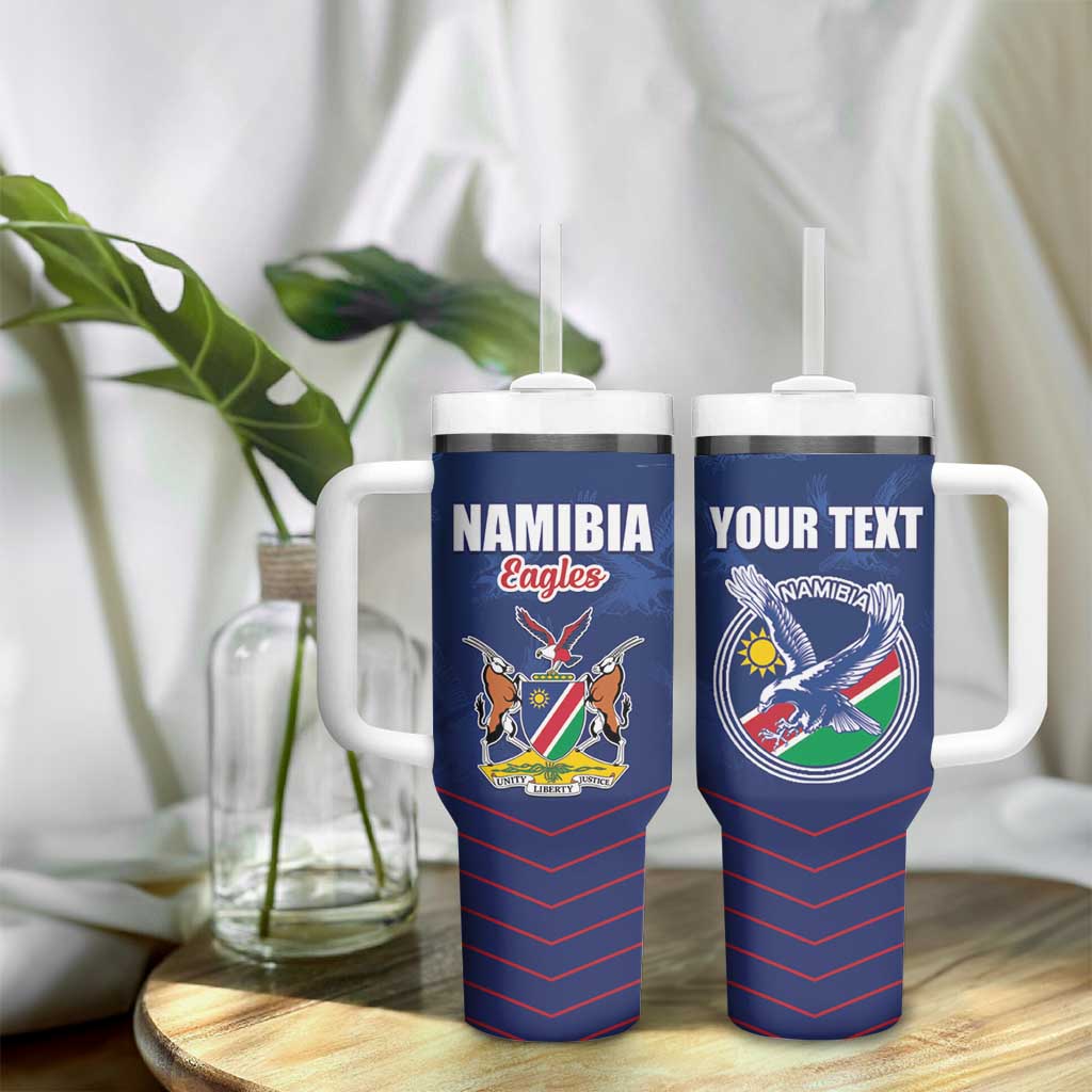 Custom Namibia Cricket Tumbler With Handle Go Champions LT15