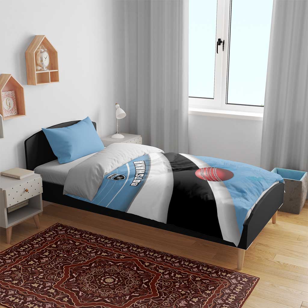 Botswana Cricket Bedding Set Go Champions Baggy Blues LT15