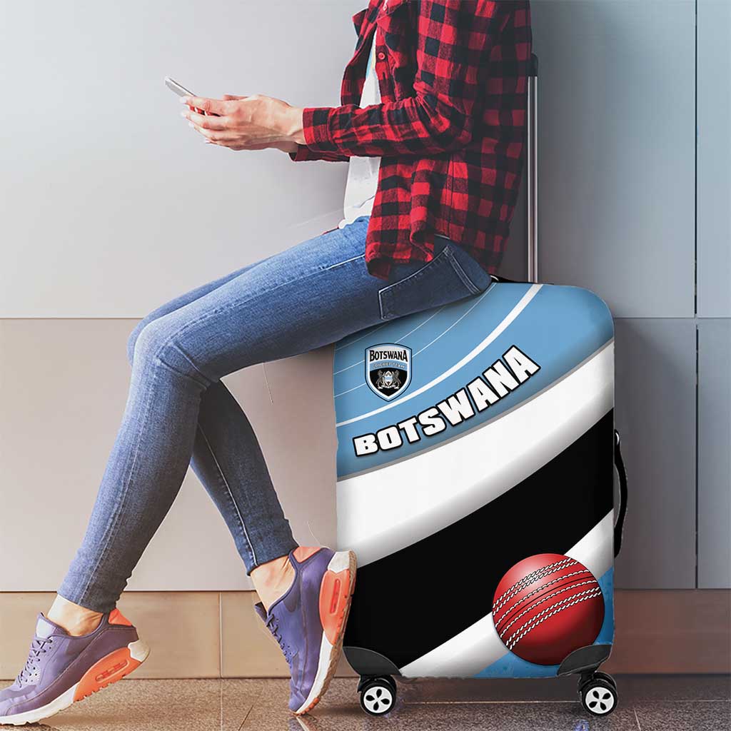 Botswana Cricket Luggage Cover Go Baggy Blues LT15