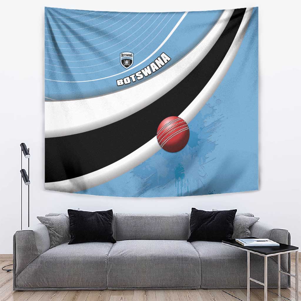 Botswana Cricket Tapestry Go Champions Baggy Blues LT15