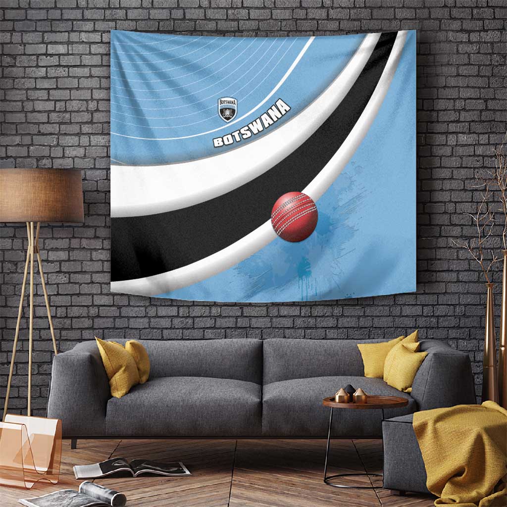Botswana Cricket Tapestry Go Champions Baggy Blues LT15