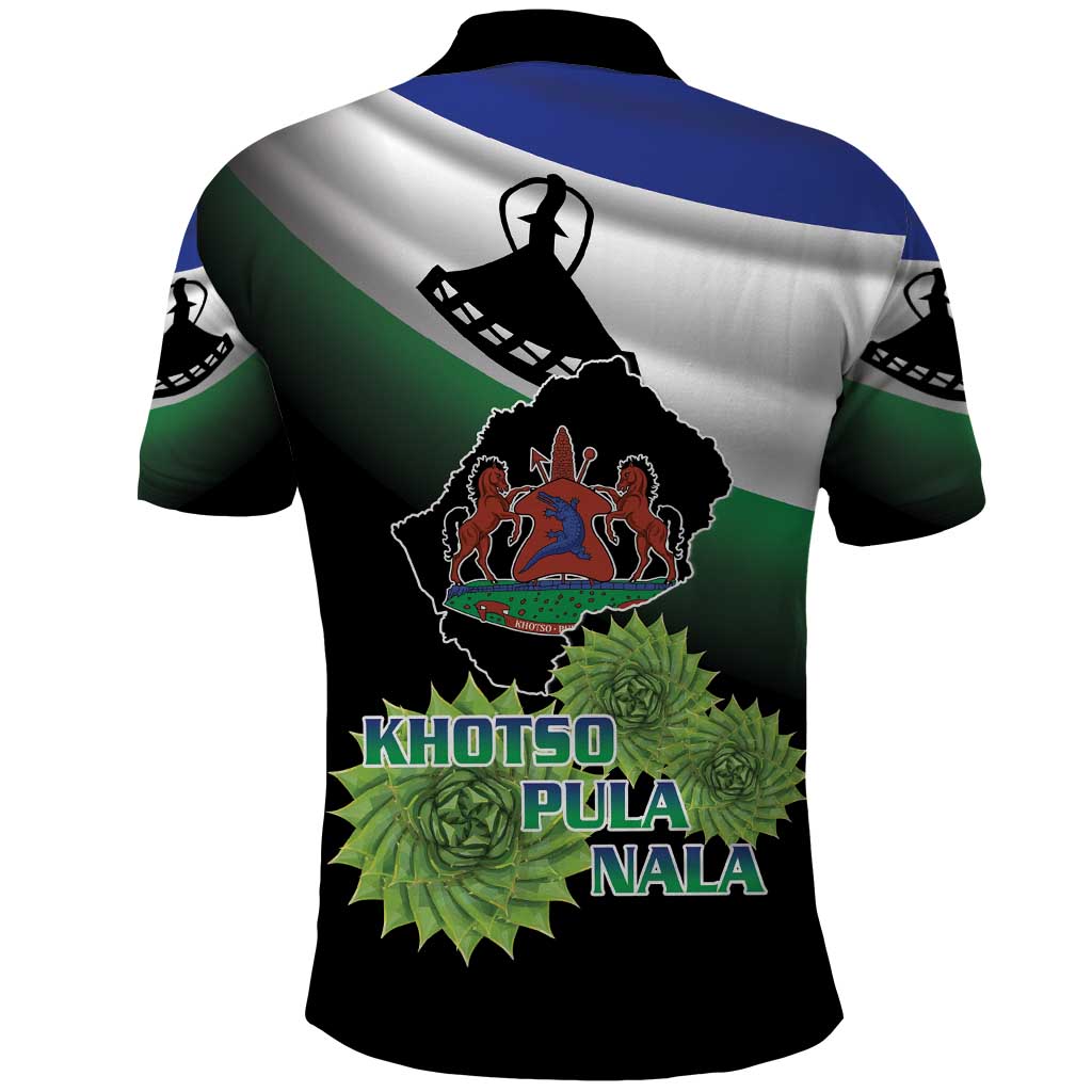 Lesotho 1966 Polo Shirt Happy Independence Day LT15