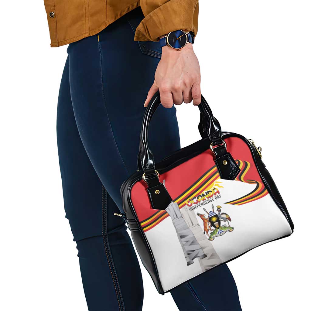 Uganda Independence Day Shoulder Handbag Independence Monument - Coat Of Arms LT15