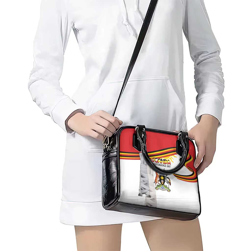 Uganda Independence Day Shoulder Handbag Independence Monument - Coat Of Arms LT15