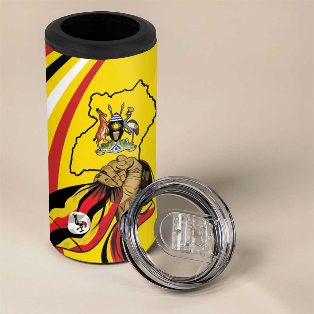 Jamhuri ya Uganda 4 in 1 Can Cooler Tumbler Happy Independence Day LT15