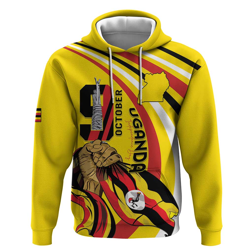 Uganda Hoodie 63rd Anniversary Of Independence LT15