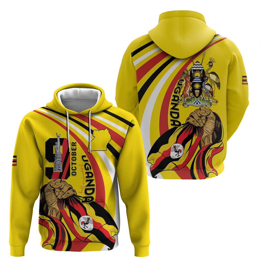 Uganda Hoodie 63rd Anniversary Of Independence LT15